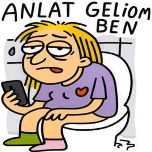 WhatsApp Günlük Sohbet Modu Stickerları Vol.47 – Türkçe WhatsApp sticker paketi