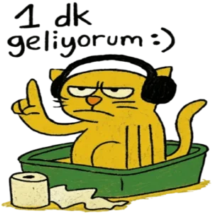 WhatsApp Günlük Sohbet Modu Stickerları Vol.60 – Türkçe WhatsApp sticker paketi