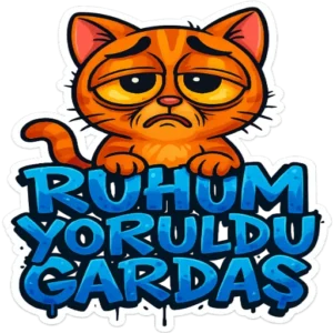 WhatsApp Tepki ve Günlük Stickerlar Vol.45 – Türkçe WhatsApp sticker paketi