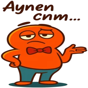 WhatsApp Tepki ve Günlük Stickerlar Vol.5 – Türkçe WhatsApp sticker paketi