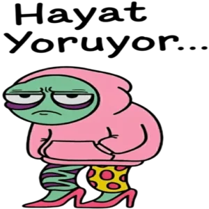 WhatsApp Tepki ve Günlük Stickerlar Vol.55 – Türkçe WhatsApp sticker paketi