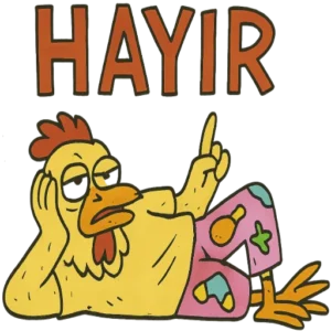 WhatsApp Tepki ve Günlük Stickerlar Vol.66 – Türkçe WhatsApp sticker paketi