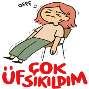 WhatsApp Tepki ve Günlük Stickerlar Vol.9 – Türkçe WhatsApp sticker paketi