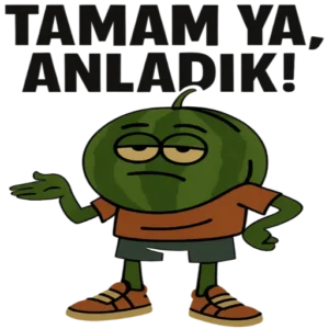 WhatsApp Trip ve Laf Sokma Stickerları Vol.42– Türkçe WhatsApp sticker paketi
