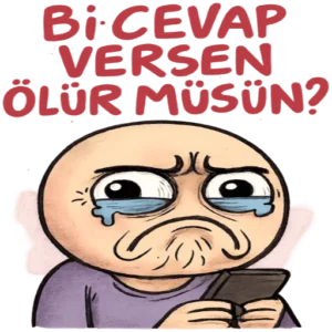 WhatsApp Trip ve Laf Sokma Stickerları Vol.7 – Türkçe WhatsApp sticker paketi