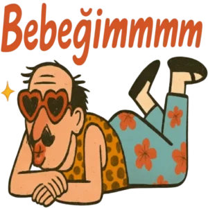 Aşko Kuşko Türkçe aşk stickerları Vol.14 – romantik, komik ve indirilebilir WhatsApp ve Telegram çıkartma paketi