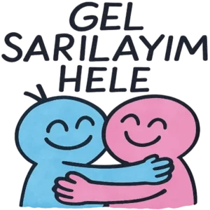 Aşko Kuşko Türkçe aşk stickerları Vol.20 – romantik, komik ve indirilebilir WhatsApp ve Telegram çıkartma paketi