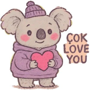 Aşko Kuşko Türkçe aşk stickerları Vol.6 – romantik, komik ve indirilebilir WhatsApp ve Telegram çıkartma paketi